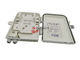 एबीएस पीएलसी फाइबर ऑप्टिक स्प्लिटर बॉक्स 7 - 10 एमएम केबल व्यास एफटीटीएच गॉन नेटवर्क के लिए