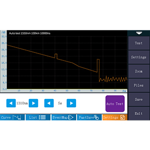 फाइबर टूल किट OTDR फाइबर ऑप्टिक परीक्षक 1310/1550nm 26/24dB टेस्ट रेंज 500m-100Km 3