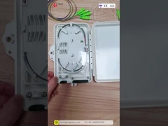 एबीएस पीसी फाइबर ऑप्टिक स्प्लिस बॉक्स फाइबर ऑप्टिक टर्मिनेशन बॉक्स 2-8 फाइबर के लिए