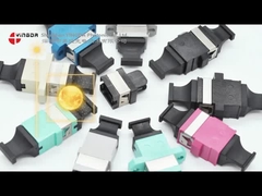 डेटा सेंटर पैचिंग सिस्टम के लिए MPO MTP फाइबर ऑप्टिक एडेप्टर कपलर 12 फाइबर OM4