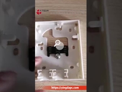 FTB86Y 2 पोर्ट SC FTTH वॉल आउटलेट UL94V0 लौ retardant