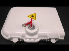 FDB0208H प्लास्टिक FTTH ड्रॉप केबल फाइबर ऑप्टिक स्प्लिटर वितरण समापन बॉक्स