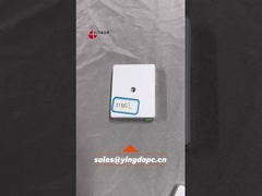 FTB86L SC LC इनडोर सफेद ABS सामग्री स्प्लिट कैसेट के लिए फाइबर ऑप्टिक वॉल आउटलेट