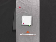 FTB86S मिनी FTTH फाइबर ऑप्टिक बॉक्स शटर एससी एडाप्टर 2 पोर्ट सोकेट