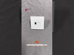 SC और RJ45 मॉड्यूल CAT5E के साथ फाइबर ऑप्टिक वॉल माउंट सॉकेट