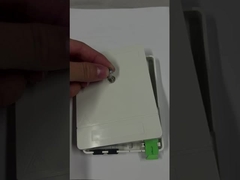 2 कोर एससी फाइबर ऑप्टिक रोसेट के लिए फाइबर घर के अंदर की दीवार के लिए कैसेट के साथ घुड़सवार