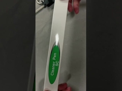 एफटीटीएच ऑप्टिकल फाइबर वन क्लिक एलसी एमयू कनेक्टर 1.25 मिमी क्लीनर क्लीनिंग पेन टाइप ब्लू सीई आरओएचएस