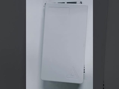 एफटीटीएच फाइबर ऑप्टिक टर्मिनेशन बॉक्स एबीएस सफेद 4फाइबर फ्लैट ड्रॉप केबल इंडोर के लिए