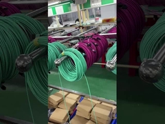 एमपीओ 8 एलसी 3 एमटीपी एमपीओ केबल पैच कॉर्ड QSFP SR4 ऑप्टिकल ट्रांससीवर के साथ