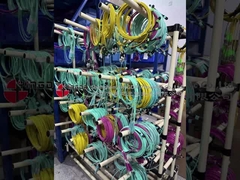 एमपीओ एपीसी पुरुष से एफसी एपीसी फैन आउट केबल एकल मोड 12 उच्च घनत्व अनुप्रयोग के लिए फाइबर