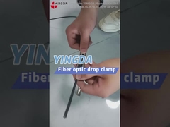 धातु स्टेनलेस स्टील ड्रॉप वायर क्लैंप केबल स्थापना किट 2x5 मिमी फ्लैट ड्रॉप केबल के लिए