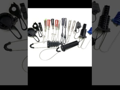 ODWAC-22 FTTH फ्लैट ड्रॉप केबल वायर टेन्शन क्लैंप केबल स्थापना किट के लिए चित्र 8