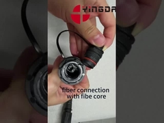 पीडीएलसी / डीएलसी जीवाईएफजेएच 4 कोर फाइबर ऑप्टिक पैच कॉर्ड एलसी आउटडोर उपयोग