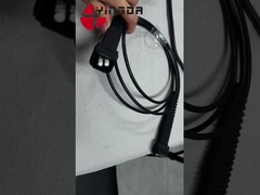 0.9 मिमी एसएक्स वाटरप्रूफ फाइबर पैच कॉर्ड एलसी-एलसी कनेक्शन