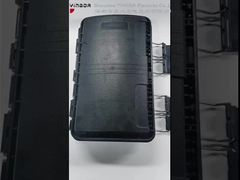 पीपी + जीएफ फाइबर केबल संयुक्त बॉक्स वाटरप्रूफ 290 * 190 * 110 मिमी 24 कोर क्षमता