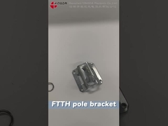 फाइबर ऑप्टिक एच प्रकार हुक क्लैंप ब्रैकेट धातु केबल ड्रॉप तार तनाव क्लैंप