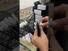 स्व-समर्थन FTTH पैच कॉर्ड SC - SC फाइबर ड्रॉप केबल ब्लैक FRP LSZH 20M