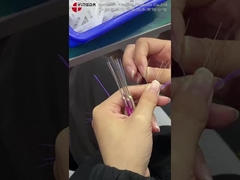 यिंगडा हाई स्पीड 8फाइबर एमपीओ पुरुष से एलसी OM3 फैनआउट पैच कॉर्ड सिंगल मोड 9/125um ब्रेकआउट 100G 400G