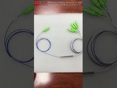 फैक्टरी मूल्य FTTH असंतुलित 1*5 मिनी टाइप PLC स्प्लिटर SC कनेक्टर फाइबर ऑप्टिक टेलीकॉम पावर के लिए