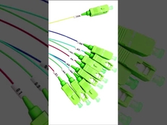 ऑप्टिकल सिग्नल को कुशलतापूर्वक वितरित करें फाइबर ऑप्टिक पीएलसी स्प्लिटर 1*4 कोई कनेक्टर नहीं