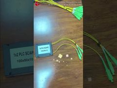 फाइबर ऑप्टिक पीएलसी स्प्लिटर 1X2 एससी एपीसी के साथ
