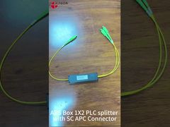 दोहरी विंडो ब्रॉडबैंड FBT युग्मक कैसेट 2mm 1 x 2 SFF ABS ISO SGS ROHS