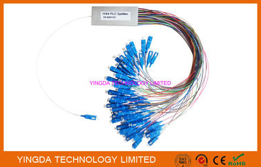 खरीदें FTTH 1x64 PLC स्प्लिटर SC/APC सिमिप्लेक्स कनेक्टर स्टील ट्यूब LSZH G657A ऑनलाइन निर्माण