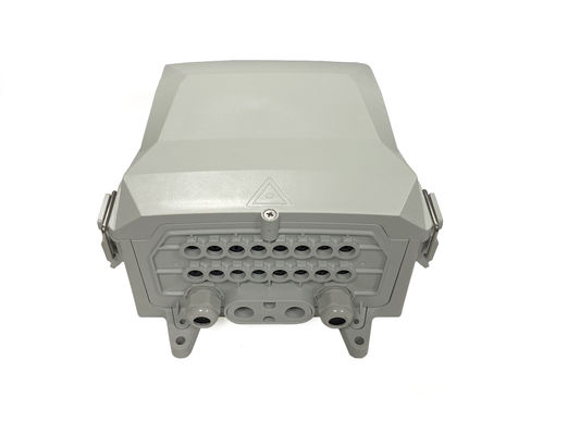 खरीदें YINGDA IP65 ग्रे / व्हाइट फाइबर स्प्लिटर वितरण बॉक्स 8 - 24 पोर्ट फाइबर स्प्लिटर बॉक्स ऑनलाइन निर्माण