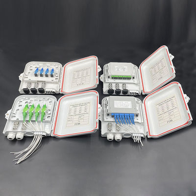 खरीदें 16F Splice Capacity FTTH नेटवर्क के लिए 2 बक्सेड लॉक के साथ फाइबर ऑप्टिक टर्मिनेशन बॉक्स ऑनलाइन निर्माण