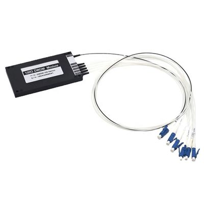 खरीदें 100GHz 1×5 DWDM Mux/Demux AWG 40 चैनल C-बैंड LC/UPC सिंगल फाइबर प्लास्टिक ABS बॉक्स मॉड्यूल के साथ ऑनलाइन निर्माण