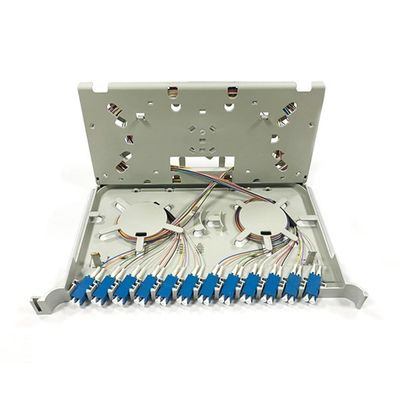 खरीदें Fiber Optic Equipment 24 Core Fiber Splice Tray and Splice Box Splitter Module for Outdoor FTTH Cabinet ऑनलाइन निर्माण