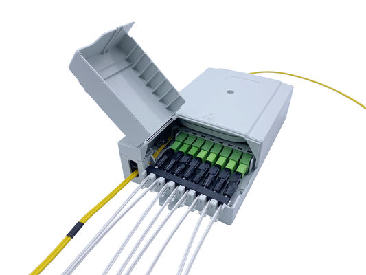 खरीदें IP54 8 पोर्ट FTTH फाइबर ऑप्टिकल टर्मिनेशन बॉक्स मिड स्पैन एंटी यूवी शॉकिंग रेसिस्टेंस ग्रे पीसी अलॉय: ऑनलाइन निर्माण