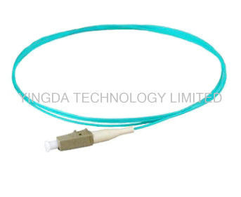 Fiber Optic Pigtail LC OM3 10Gig. Aqua 0.9mm Simplex LSZH 1.5 M 50/125 um Mulitmode Pigtail