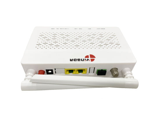 XPON ऑप्टिकल नेटवर्क यूनिट OLT 10W 1GE 1FE CATV WIFI ABS केस